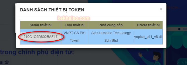 mở khóa token VNPT